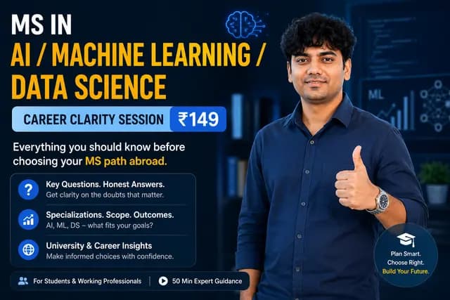 MS in AI /ML/ Data Science - Career Clarity